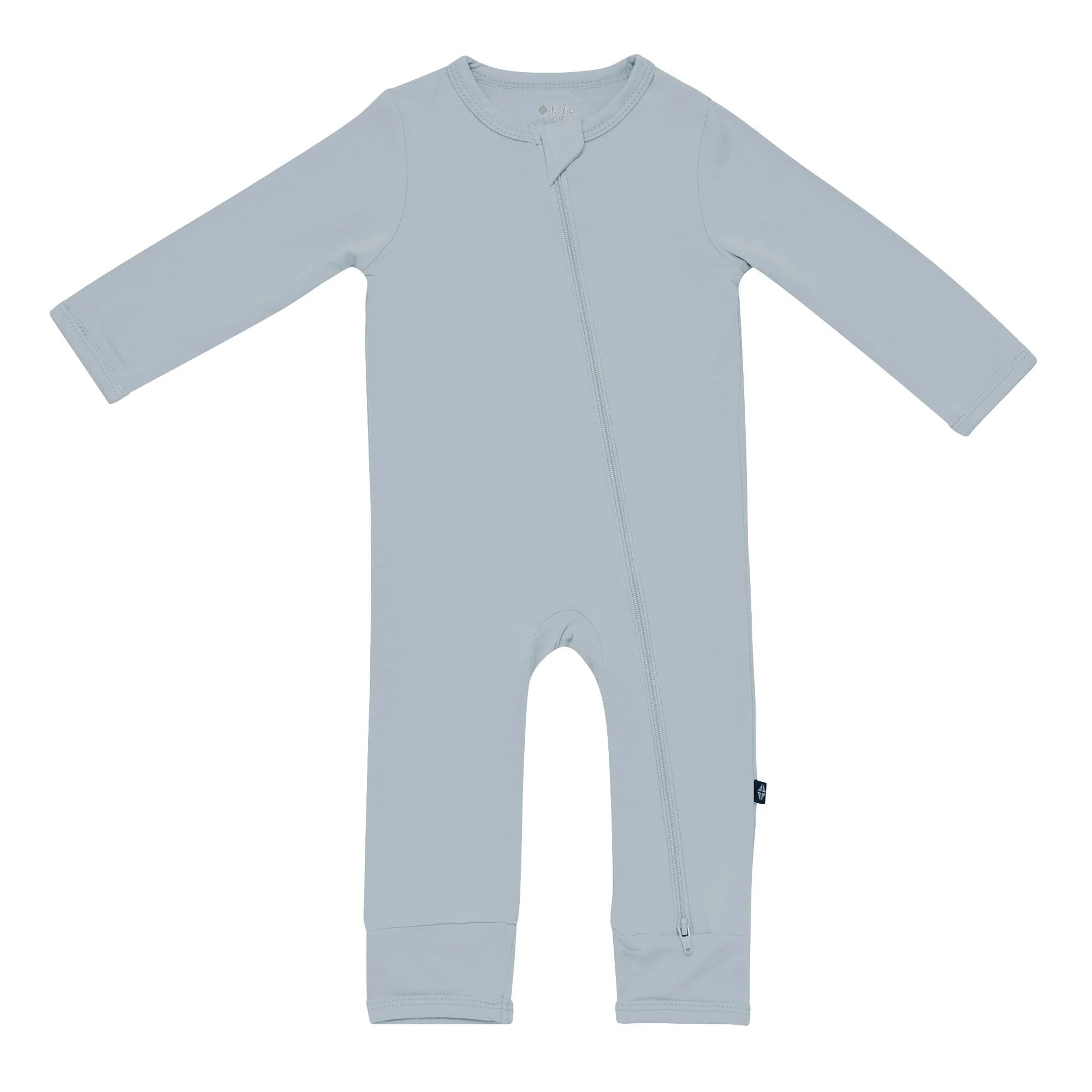 Zippered Romper in Fog | Kyte BABY