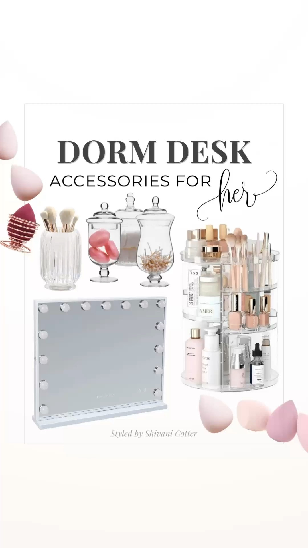 You're going to love these accessories for dorm desks! From best selling makeup organizers and mirrors, to the desk hutches everybody loves, these pieces help make your room feel cozy, organized, and perfectly decorated!

dorm desk    Desk Vanity  college dorm room 

 #dorm #deskhutch #vanity #dormdecor #LTKHome