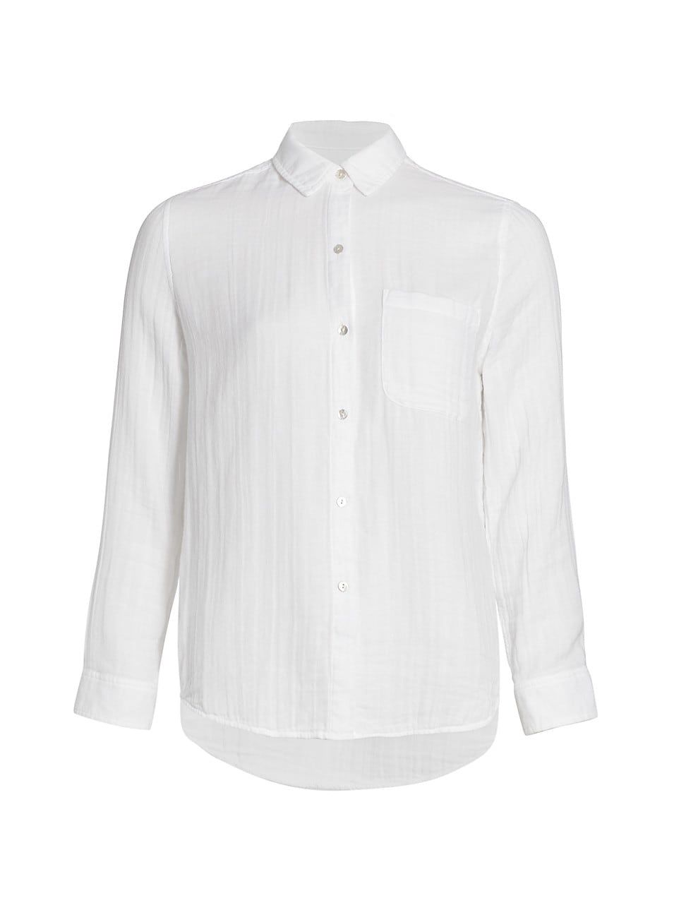 Rails Women's Ellis Cotton Button-Down Shirt - White - Size Large | Saks Fifth Avenue