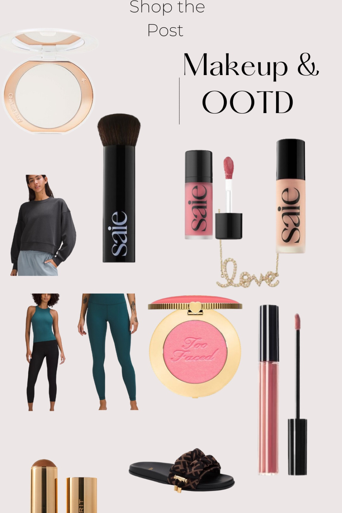 Shop my daily vlog from my makeup to ootd! Wearing size 6 in lululemon set! Size 4 in sweatshirt  

#LTKfit #LTKstyletip #LTKbeauty