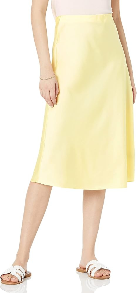The Drop Women's Maya Silky Slip Skirt | Amazon (US)
