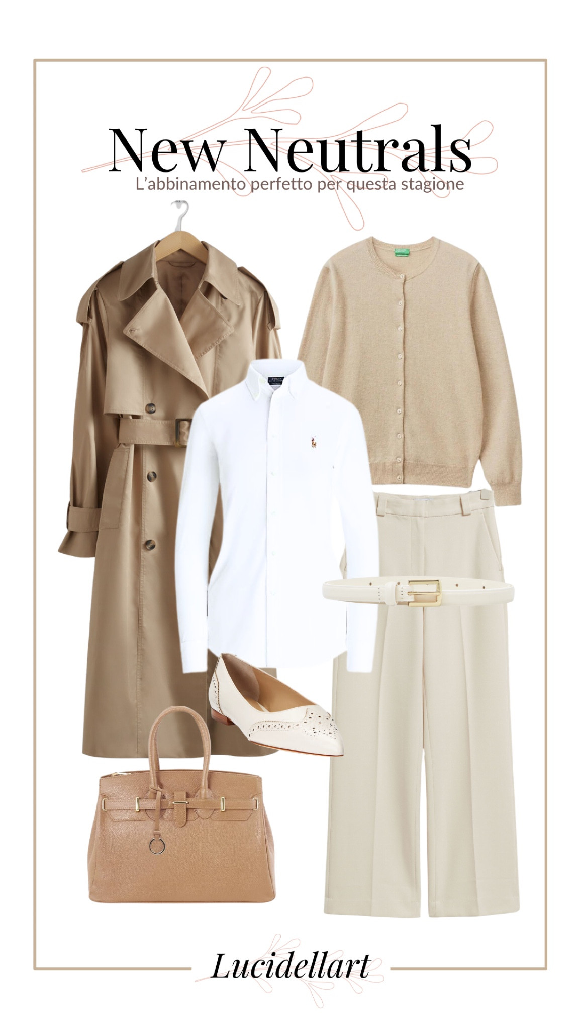 Outfit Minimal Chic Primavera spring look minimal neutrals per la bella stagione eleganza classica senza tempo stile minimalista

#LTKover50style #LTKitalia #LTKstyletip