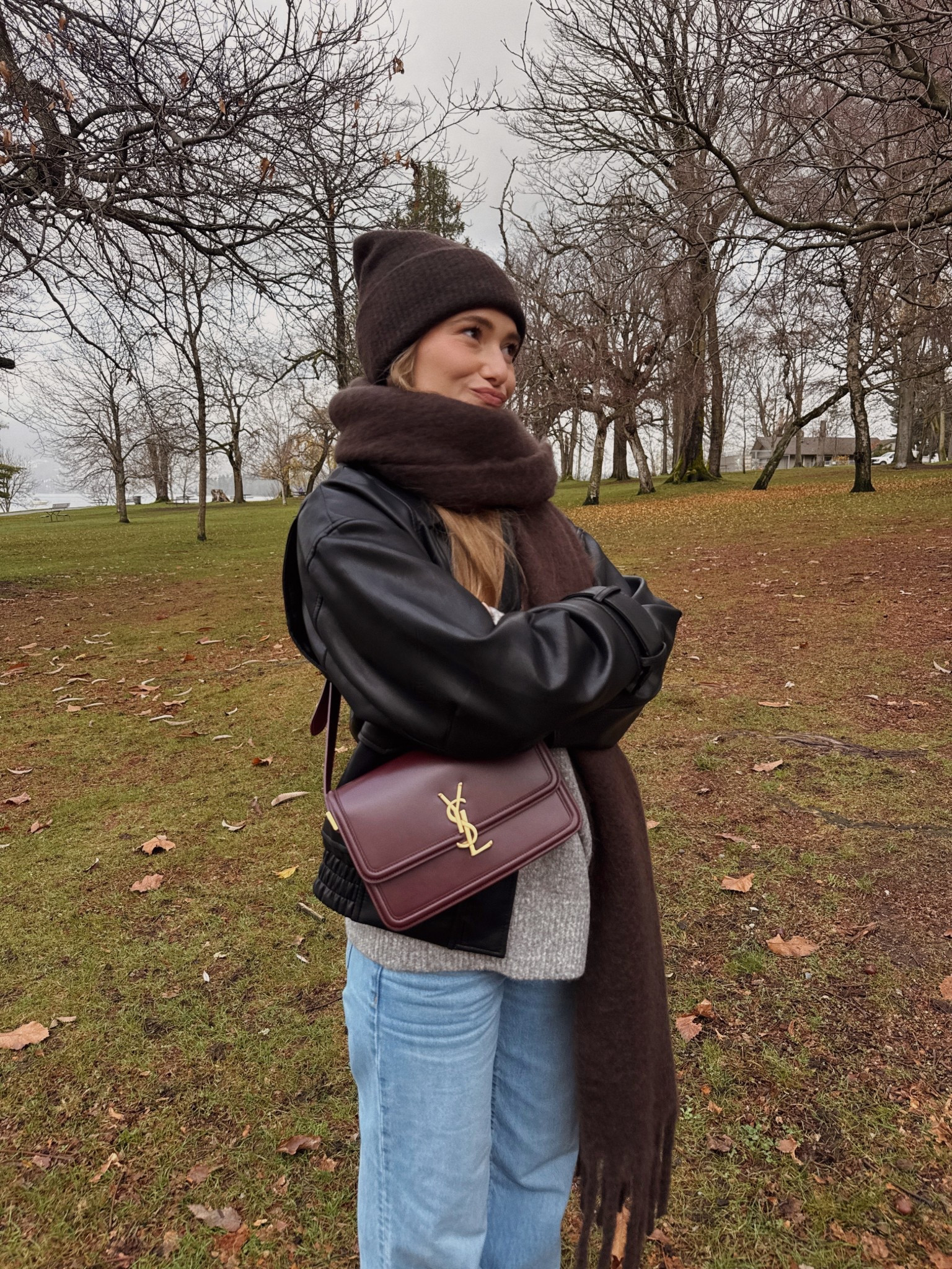 wearing small in sweater and xxs/xs in jacket! 

#LTKSeasonal #LTKootd #LTKHoliday