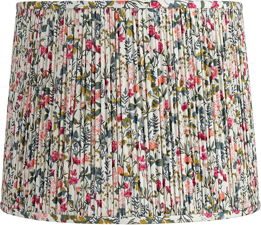 Sally 13" Top x 15" Bottom x 12" High x 12" Slant Print Cottage Core Lamp Shade Replacement Large... | Amazon (US)