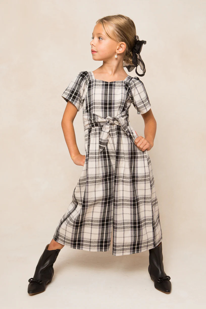Mini Laura Jumpsuit in Plaid | Ivy City Co