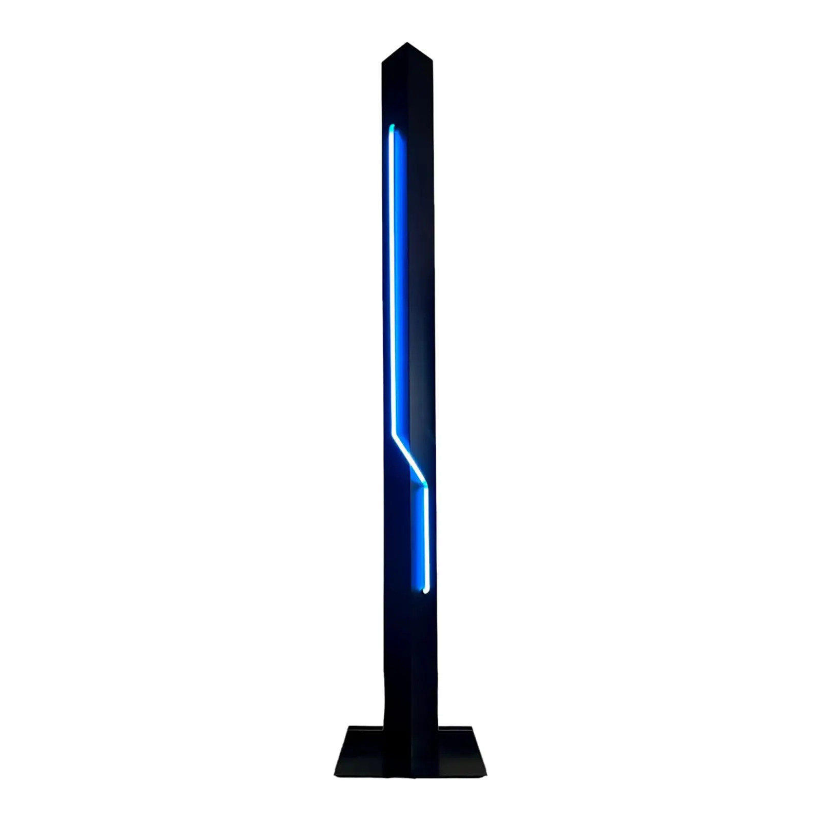 Neon Sculpture & Torchiere Lamp by Rudi Stern1936-2006 for Let There Be Neon | Chairish