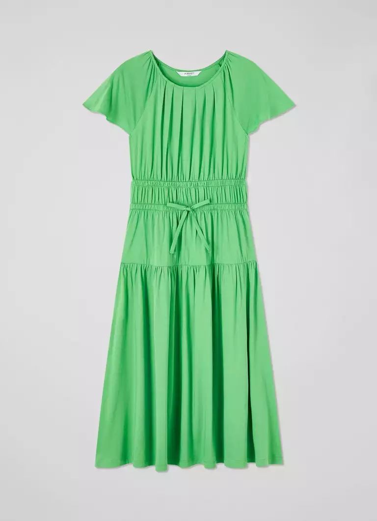 Chloe Green Cotton-Lenzing™ Ecovero™ Viscose Dress | L.K. Bennett (UK)