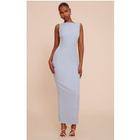Light Blue Scoop Back Maxi Dress | PrettyLittleThing US