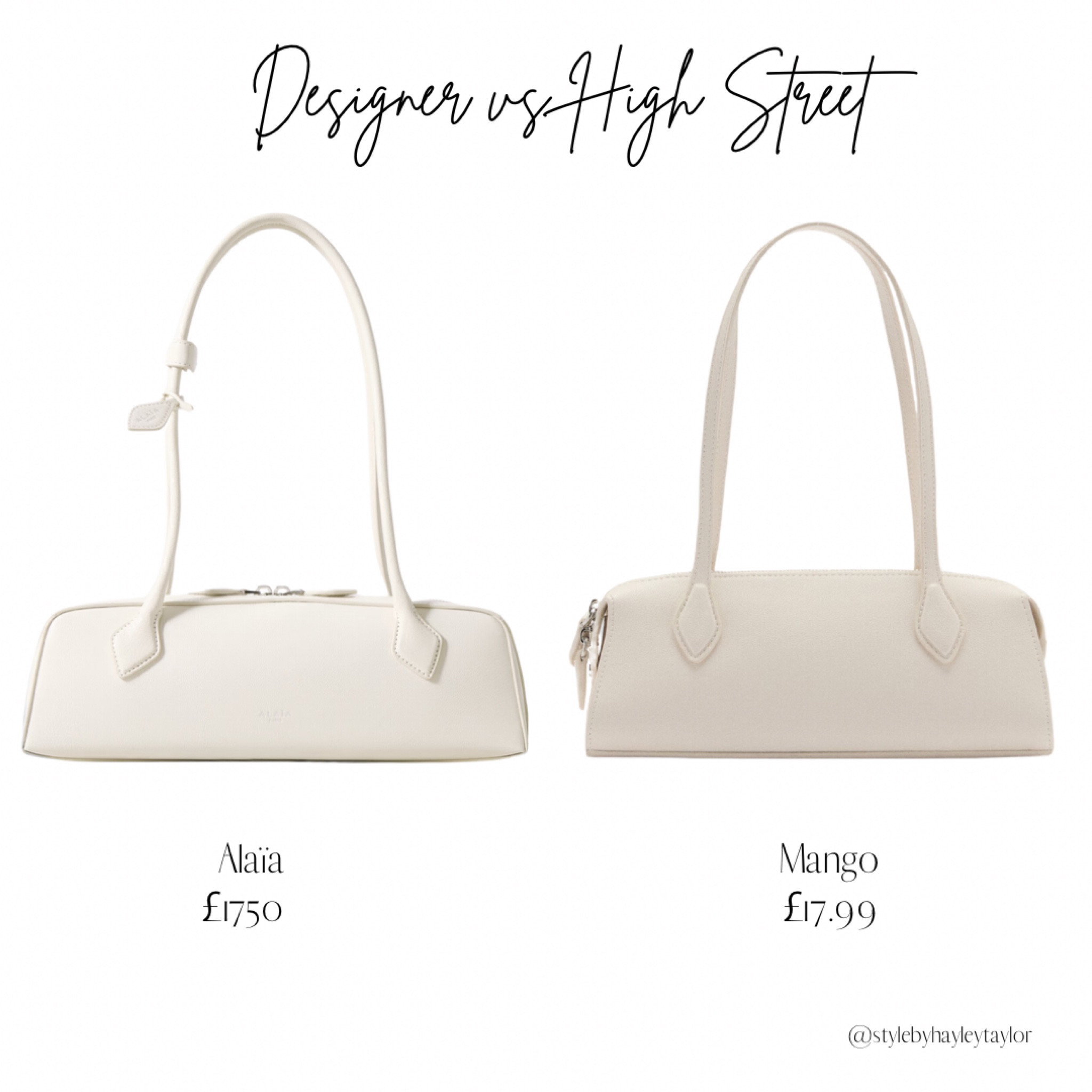 Designer vs High Street ✨ this sleek bag with its proportions boast plenty of space for everyday essentials. This big question is; Splurge or Save?

#LTKstyletip #LTKbag #LTKWinterSale