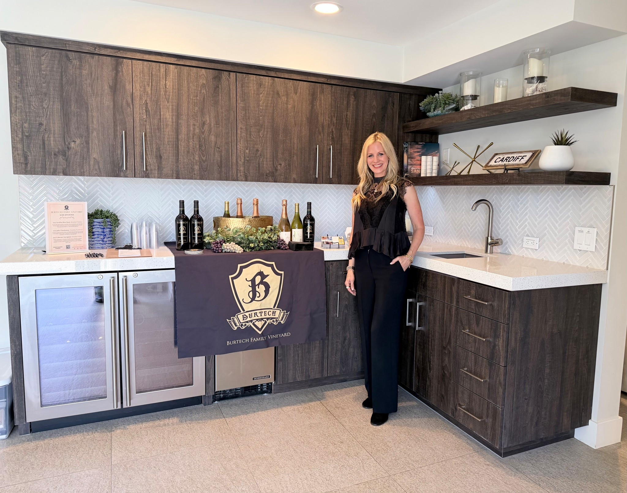 I worked a fun open house event in Cardiff.  I needed to wear all black, so I wore my favorite Aritzia black pants, peplum top from Anthropologie and Kate Spade boots  

#LTKWorkwear #LTKOver40