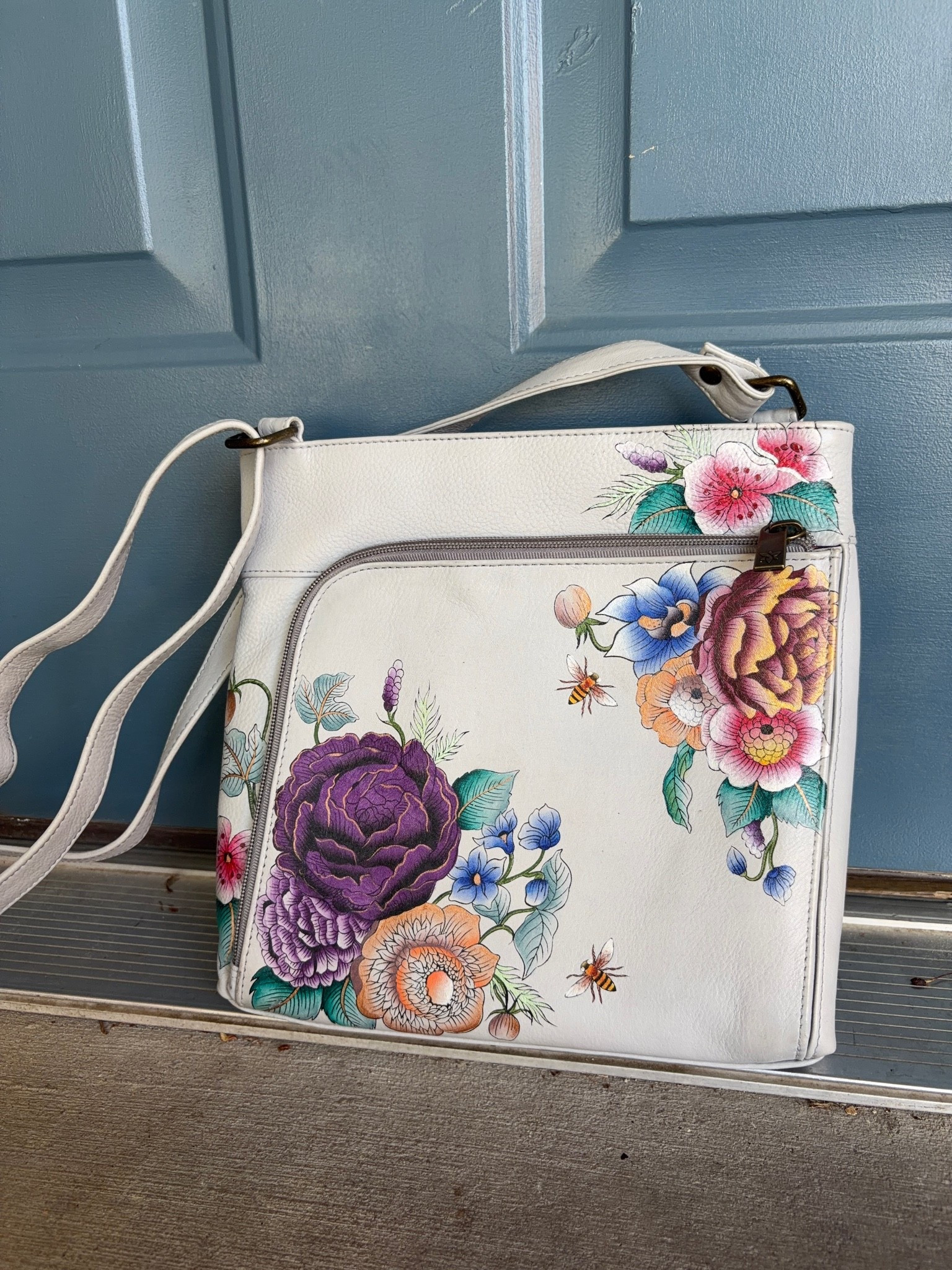 Not only is this a gorgeous hand painted purse, but it has fabulous pockets and organization.

#LTKmomlife #LTKBeauty #LTKOver40