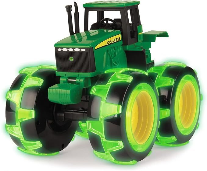 John Deere Tractor - Monster Treads Lightning Wheels - Motion Activated Light Up Monster Truck To... | Amazon (US)