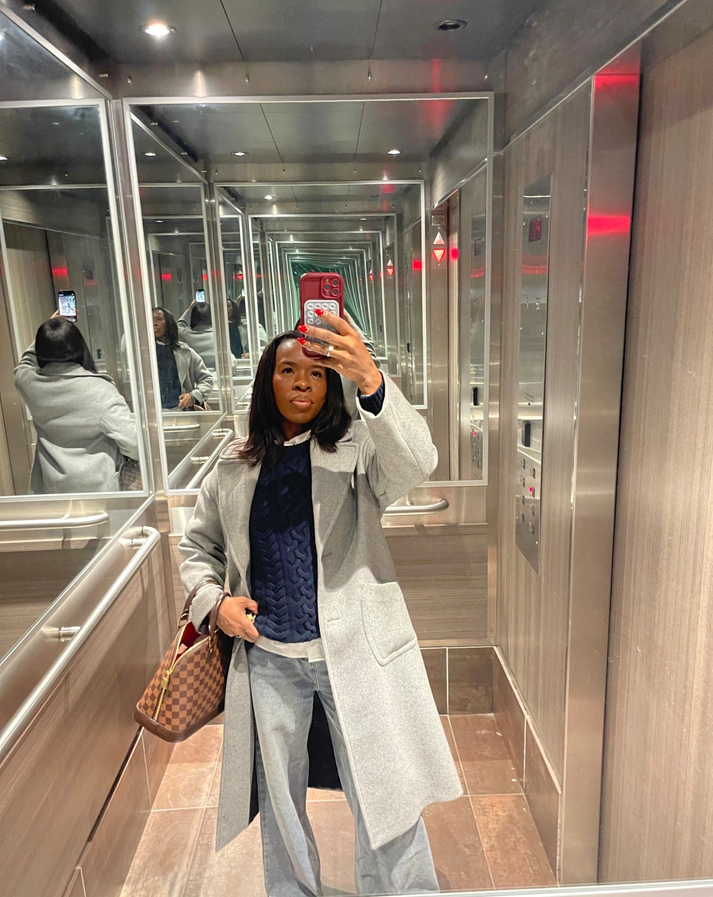 Love paring a white collared shirt underneath a sweater. An easy no fuss look but looks put together. 

#LTKootd #LTKmomlife