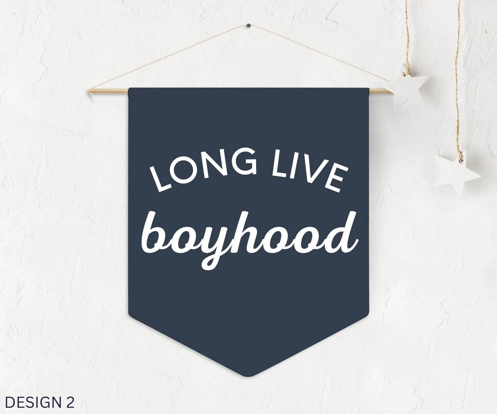 Long Live Boyhood Pennant Style Banner Boys Room Decor - Etsy | Etsy (US)
