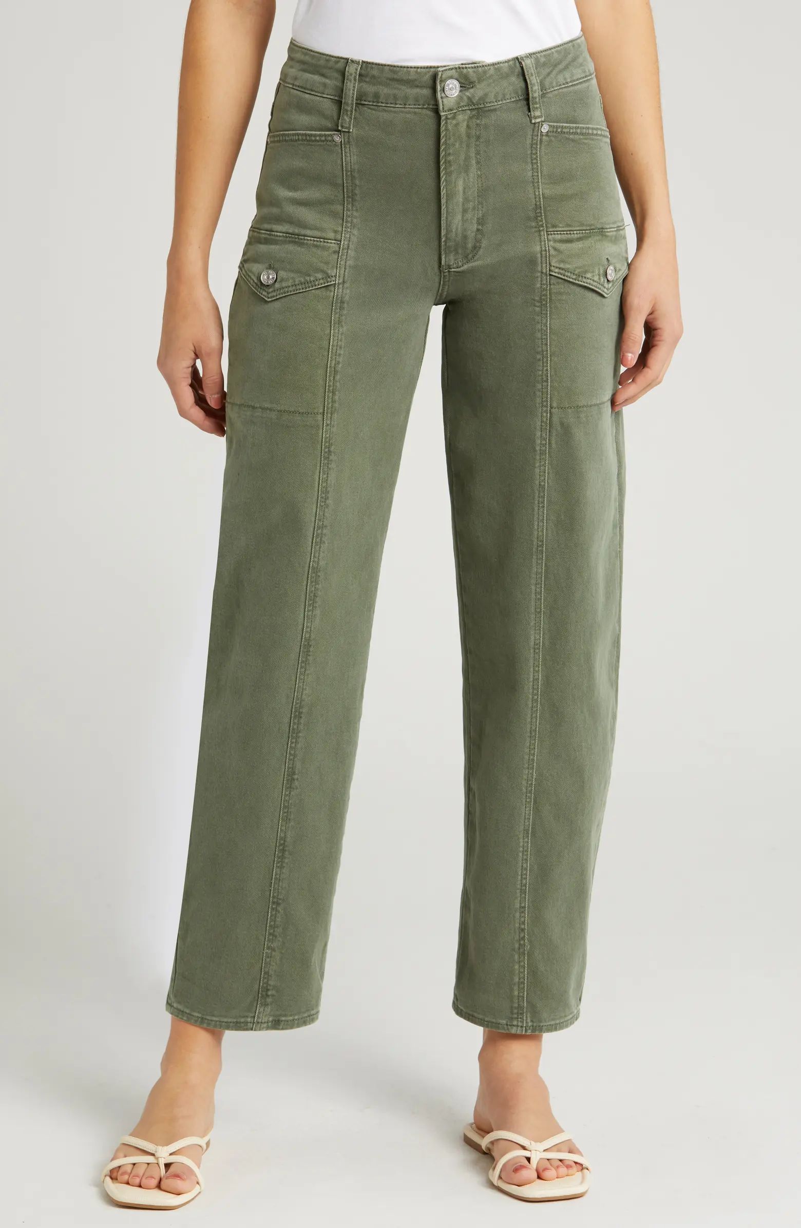 Alexis High Waist Tapered Cargo Jeans | Nordstrom