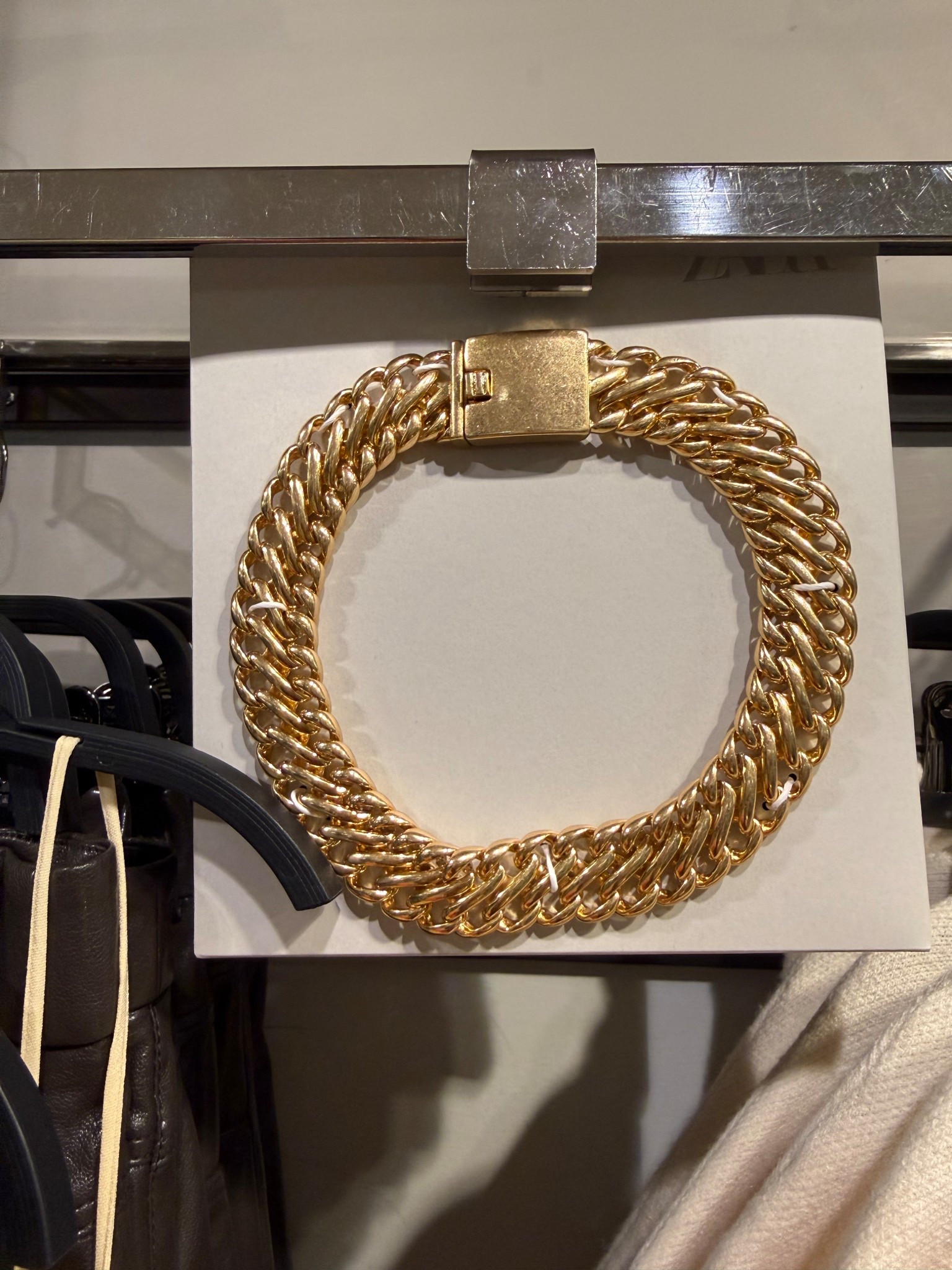Gold chain necklace , choker style 

#LTKSeasonal #LTKNYFW