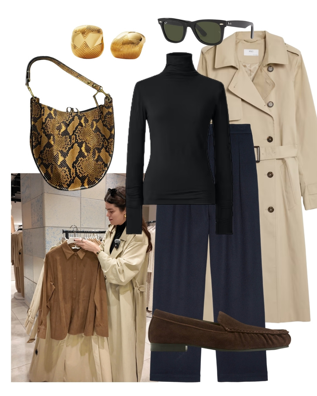 Come Shopping With Me: The M&S Edition! 

Wearing my favourite classic trench coat, Artket suede loafers and Celine Hobo Python bag.

You can find more style content over on my Substack ’The Wardrobe Edit’ 

 

#LTKAprilSpotlight #LTKspring #LTKstyletip