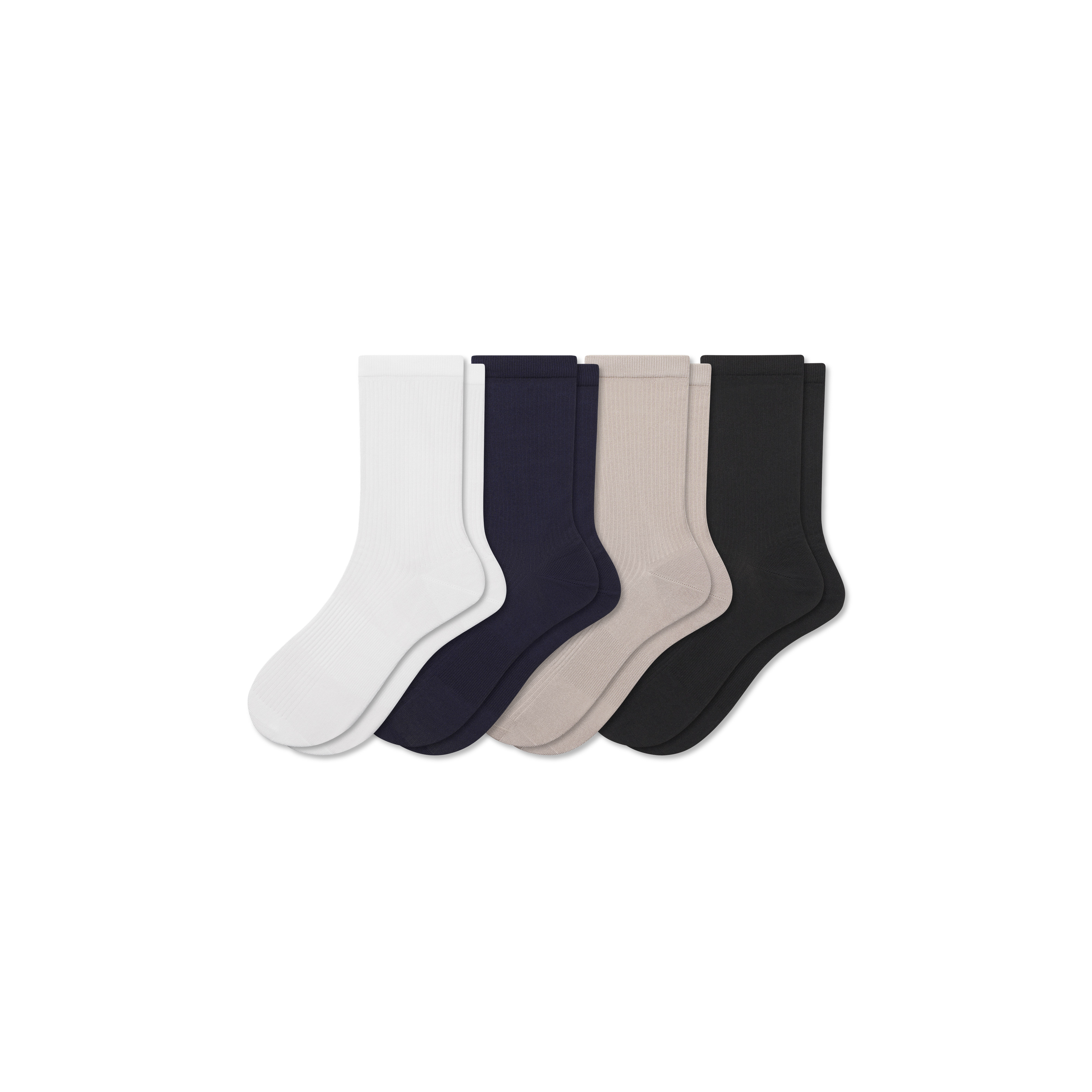 Women's Featherweight Rib Half Calf Sock 4-Pack | Bombas