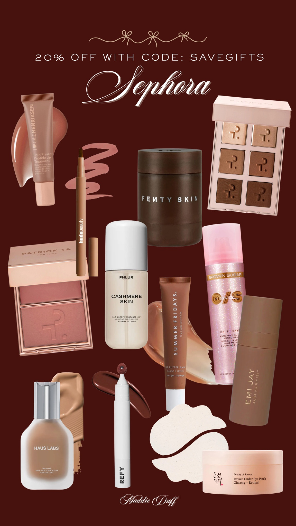 Sephora is having their 20% off! Use code SAVEGIFTS 


Sephora sale, Sephora beauty, gifts for her 

#LTKGiftGuide #LTKHoliday #LTKSaleAlert