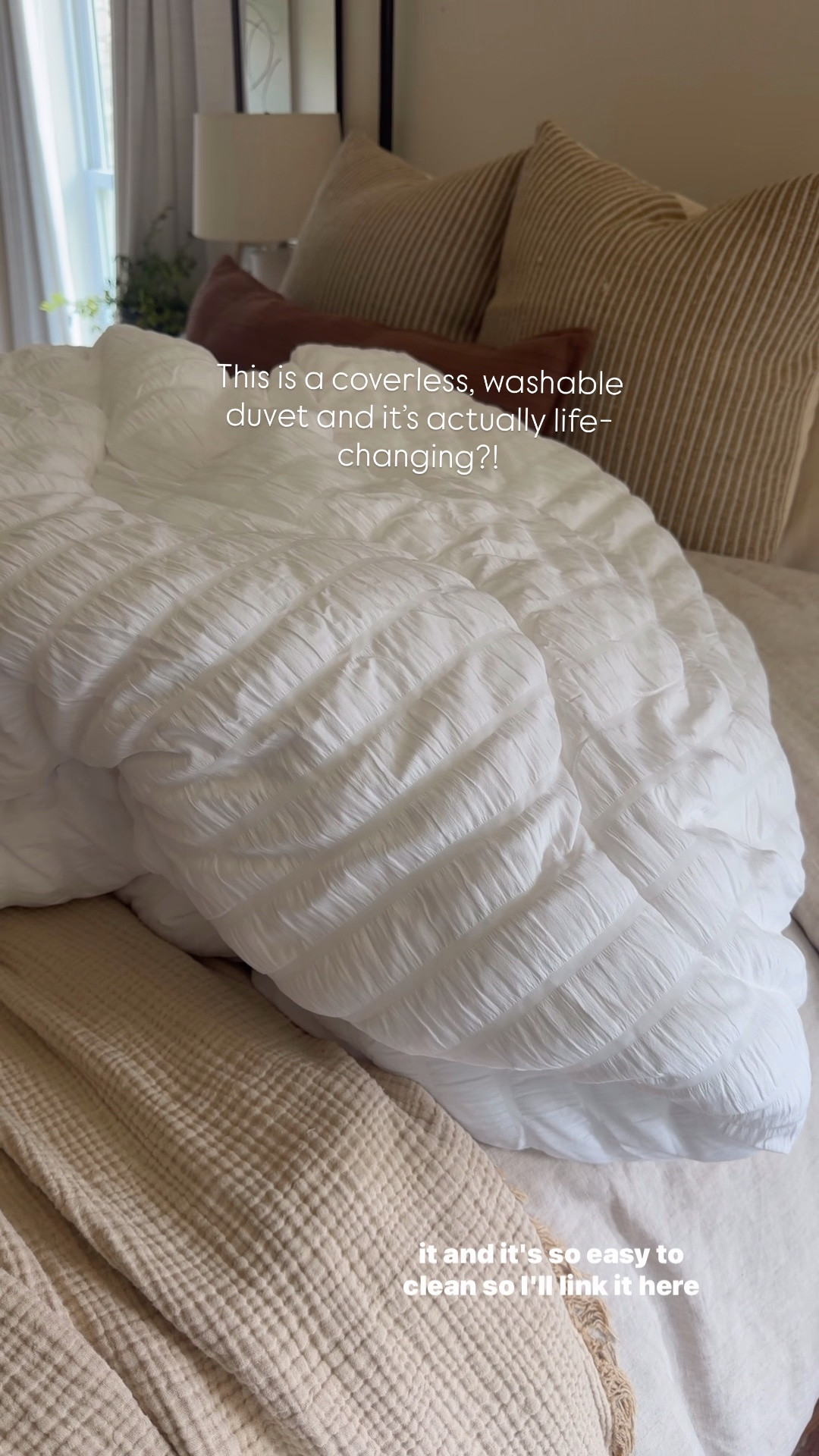 The most genius coverless duvet from @mynightlark.us! It is so cozy and plush but the easiest thing to wash and no cover to hassle with 👏👏 #ad

#LTKHome #LTKKids #LTKdayinmylife