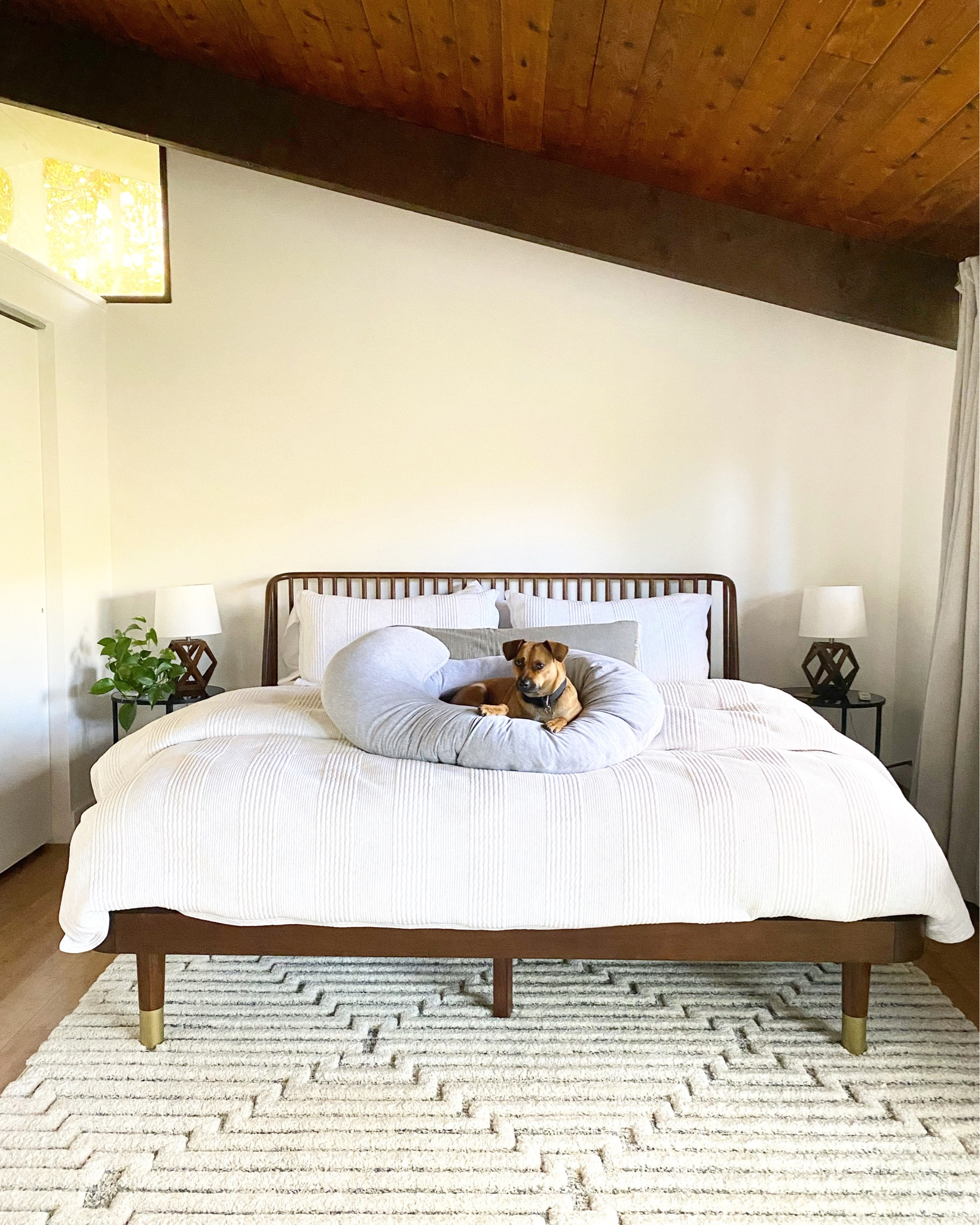 Our master bedroom design brings together Mid-Century modern with a fresh twist  

#LTKFind #LTKhome