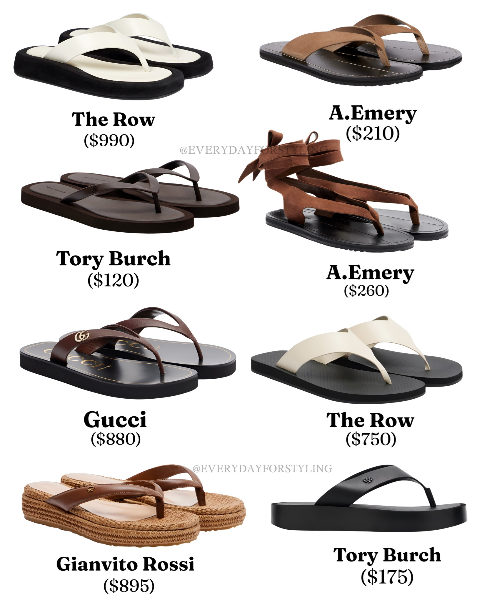 Flip flops officially had their luxury upgrade 🤎

luxury flip flops 2026, designer thong sandals, The Row sandals, Gucci flip flops, Tory Burch sandals, A Emery sandals, Gianvito Rossi sandals, best designer sandals 2026, viral flip flops summer, luxury summer sandals women, investment sandals 2026, designer flat sandals, quiet luxury footwear, best sandals women 2026, thong sandal outfit ideas, elevated flip flop style, summer footwear edit, chic flat sandals women, luxury vs affordable sandals, everydayforstyling

#LuxuryFlipFlops2026, #DesignerSandalsEdit, #ViralSandalsTrend, #BestSandalsWomen2026, #ViralFlipFlops


#LTKSaleAlert #LTKSeasonal #LTKTravel