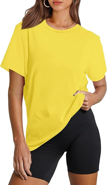 OFEEFAN Workout Tops for Women UPF 50+ Breathable Quick Dry Loose Fit T Shirt Outdoor Yoga Runnin... | Amazon (US)