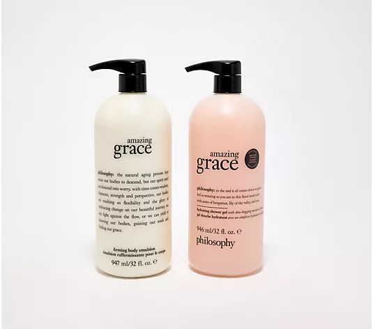 Make Your Selection: philosophy super-size 32oz fragrance 3-in-1 shower gel &lotion duo | QVC