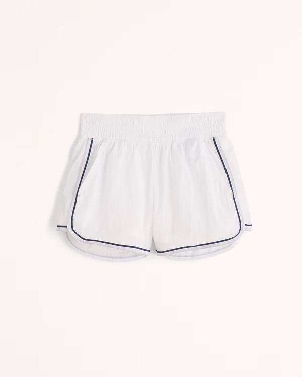 Women's YPB Lined Nylon Running Shorts | Women's Active | Abercrombie.com | Abercrombie & Fitch (US)