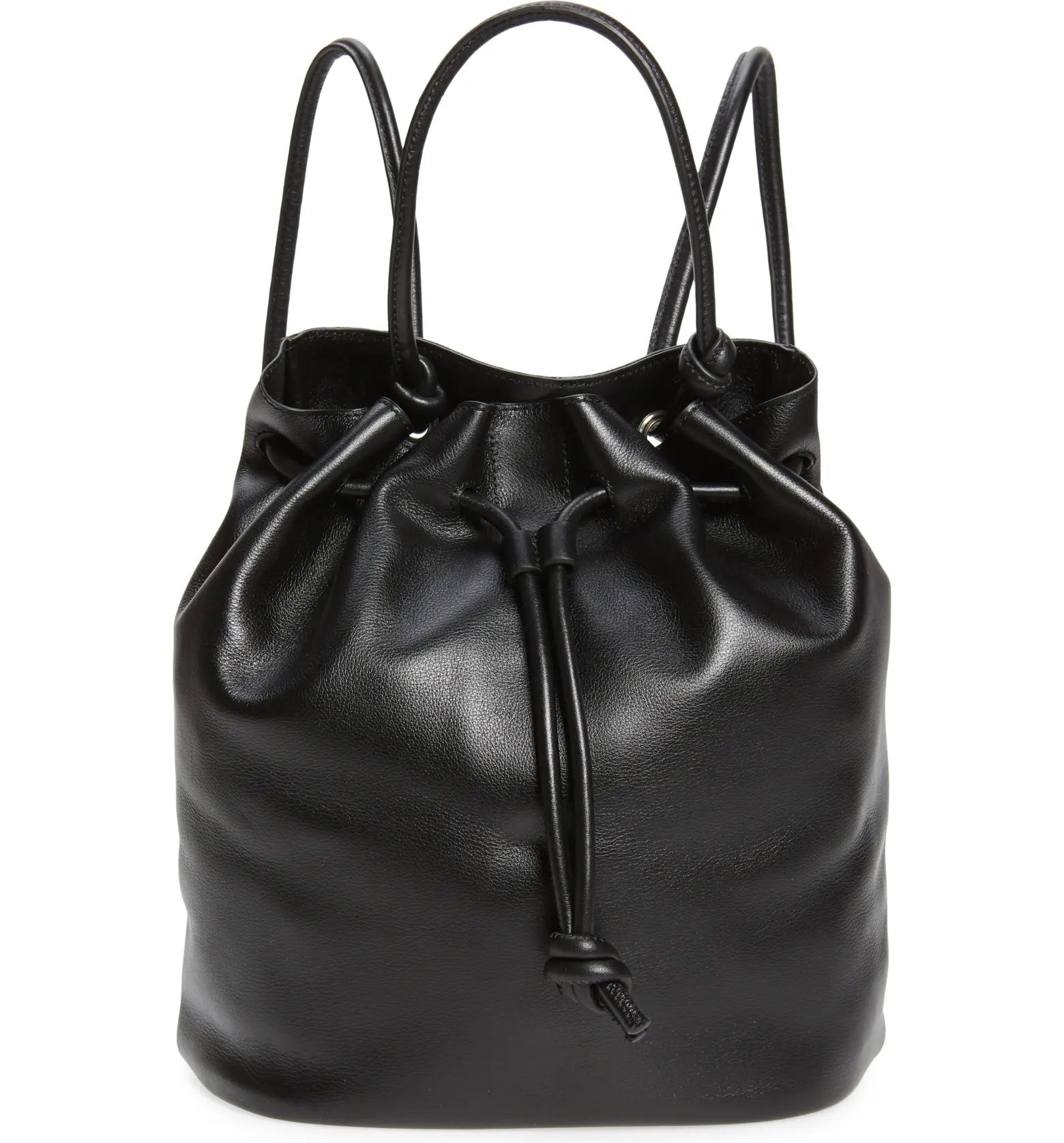 Delaney Drawstring Leather Backpack | Nordstrom