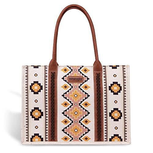 Wrangler Tote Bag Western Purses for Women Shoulder Boho Aztec Handbags | Amazon (US)