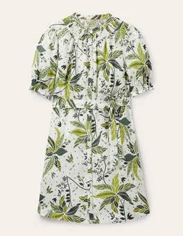 Smocked Linen Shirt Dress | Boden (US)