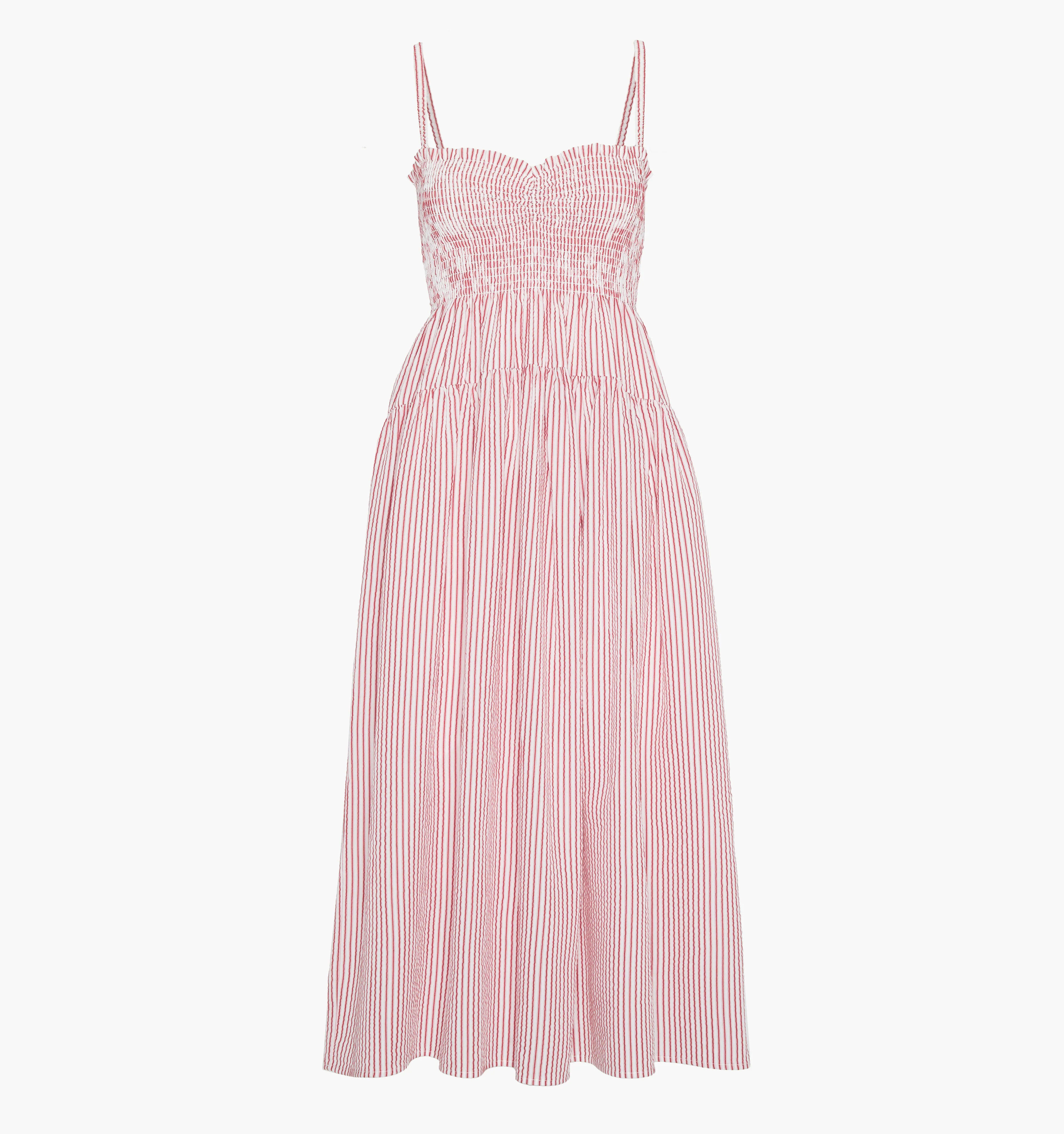 The Rebecca Nap Dress | Red Ticking Stripe / XS | ® | Hill House Home | Hill House Home US