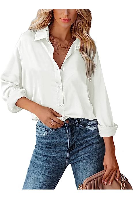 in Women's Blouses & Button-Down Shirts | Amazon (CA)