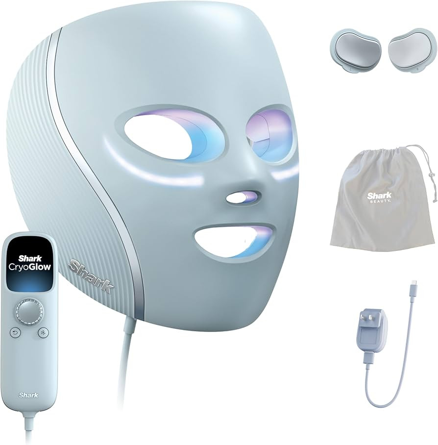 Shark CryoGlow LED Face Mask (FSA/HSA Eligible*) with Under-Eye Cooling, Anti-Ageing & Blemish Re... | Amazon (US)