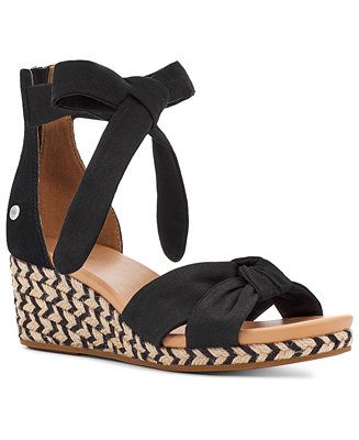 UGG® Women's Yarrow Espadrille Wedge Sandals - Macy's | Macy's