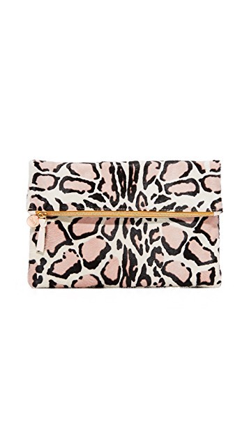 Haircalf Fold Over Clutch | Shopbop