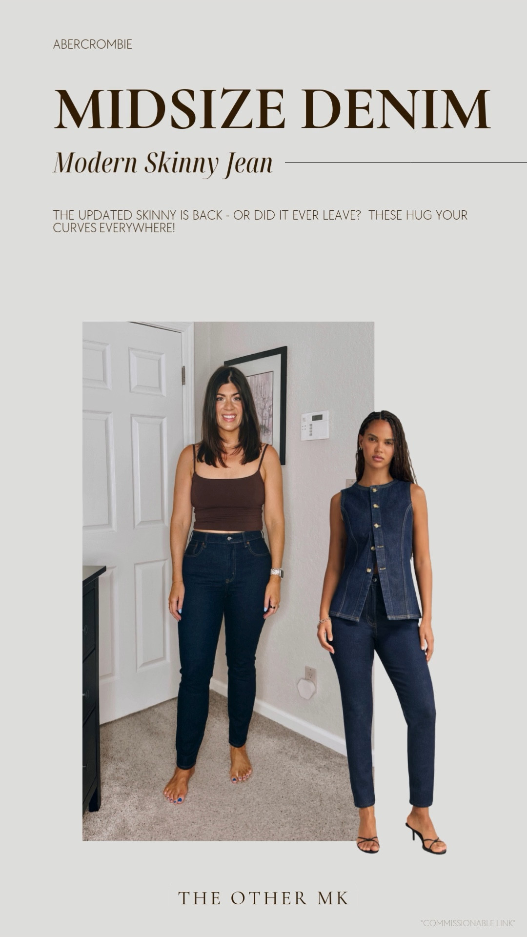 Wearing size 29 regular curve. 

denim sale, winter jeans, winter denim, jeans on sale, midsize denim, Abercrombie jeans, Abercrombie denim sale, skinny jeans

#LTKSeasonal #LTKSaleAlert #LTKMidsize