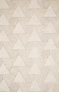 Loloi EHR-04 Ehren Collection Modern Geometric Area Rug, 2'-6" X 7'-6" Runner, Oatmeal/Ivory | Amazon (CA)