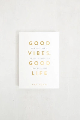 Good Vibes, Good Life By Vex King. - White 12.7cm x 2cm x 17.8cm at Urban Outfitters | Urban Outfitters UK