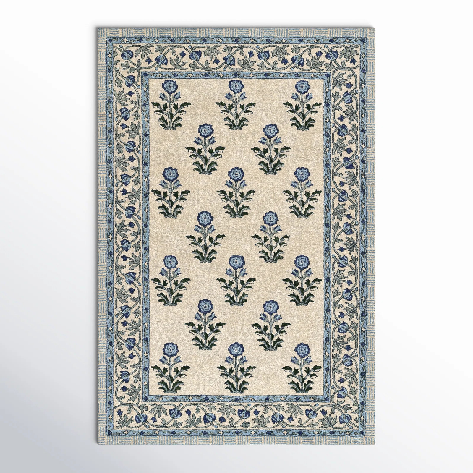 Alice Oriental Hand Tufted Wool Area Rug | Birch Lane