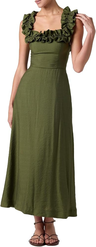 Lulus Bowie Off The Shoulder Women's Casual Midi Dress | Amazon (US)
