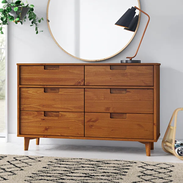 Dorinda 6 Drawer Double Dresser | Wayfair North America