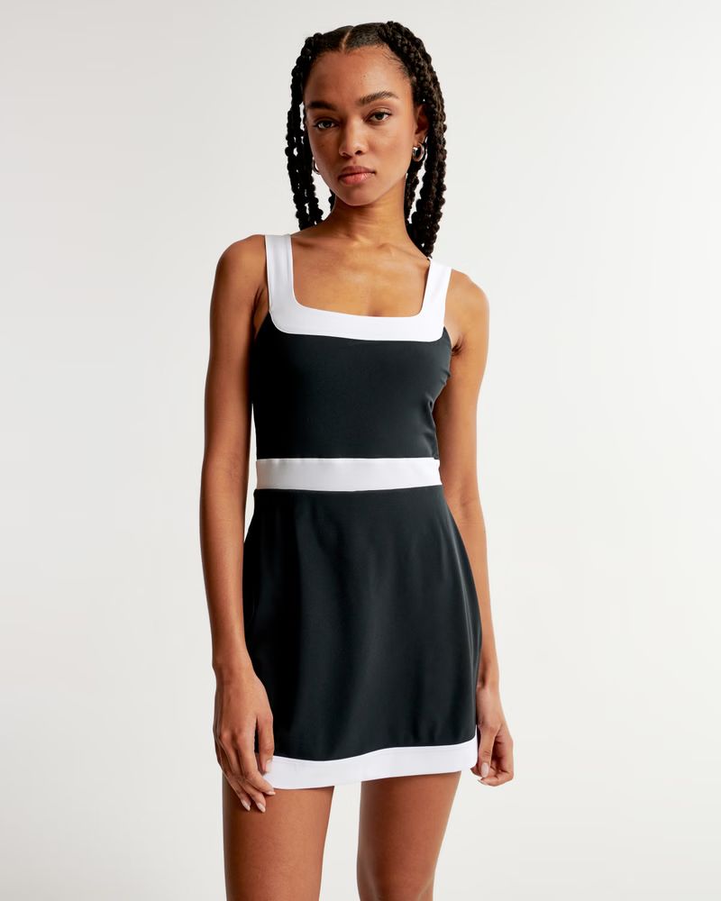 Wide Strap Traveler Mini Dress | Abercrombie & Fitch (US)