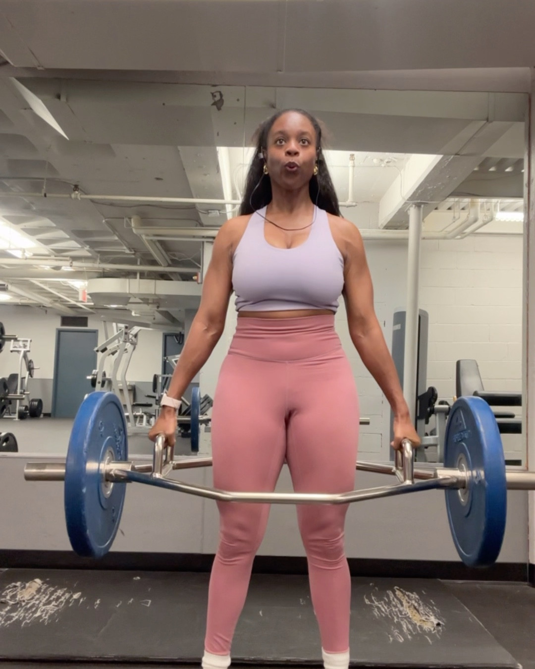 Workout outfit 
Pink leggings 
Longline sports bra 
Workout leggings 
Yoga leggings 
Workout top 
Strength training
Fitness 
Training 

#LTKdayinmylife #LTKActive #LTKfitnessgoals