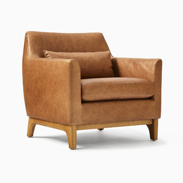 Harvey Leather Chair | West Elm (US)