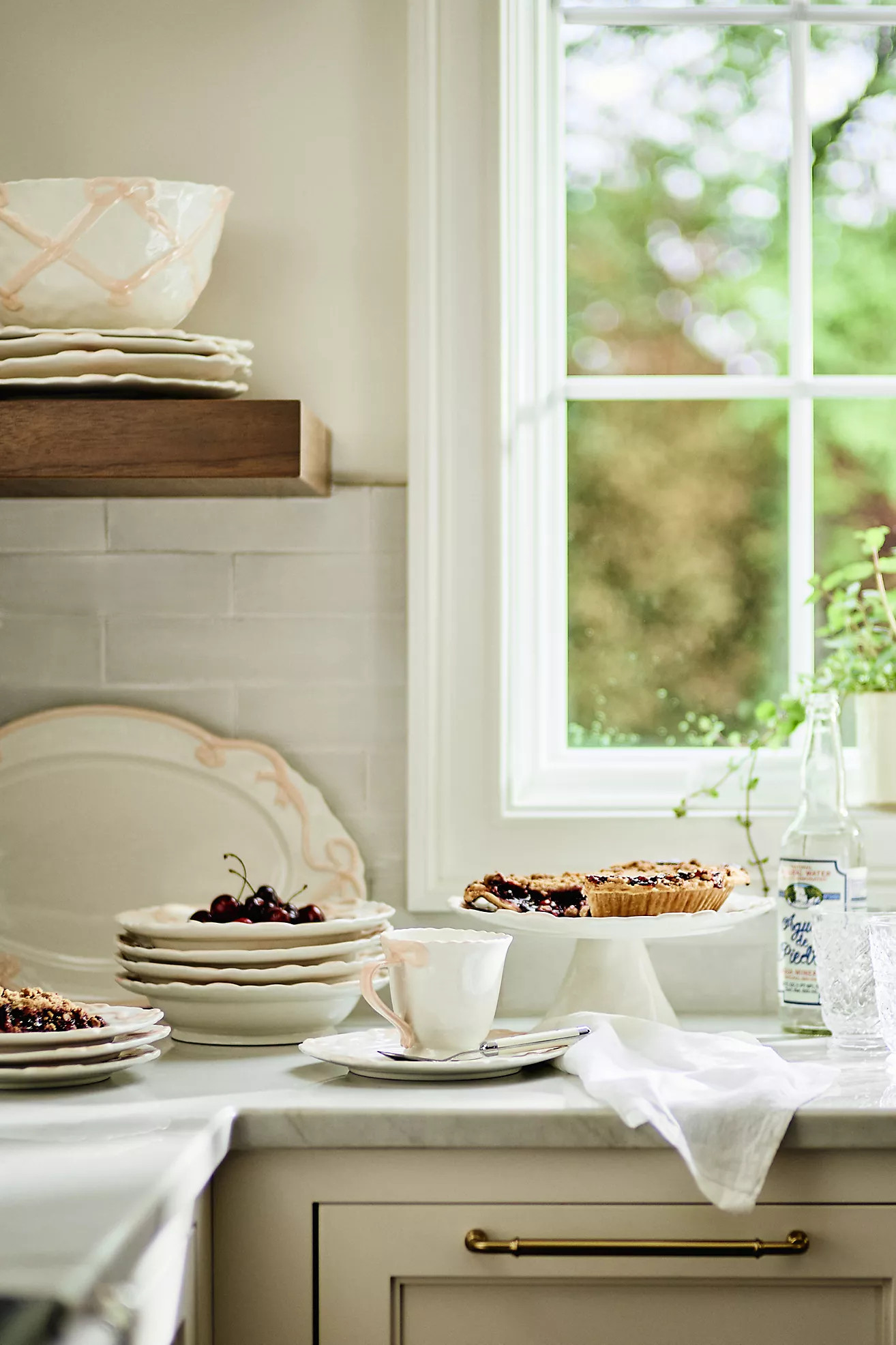 Benedita Bow Stoneware Mug | Anthropologie (US)