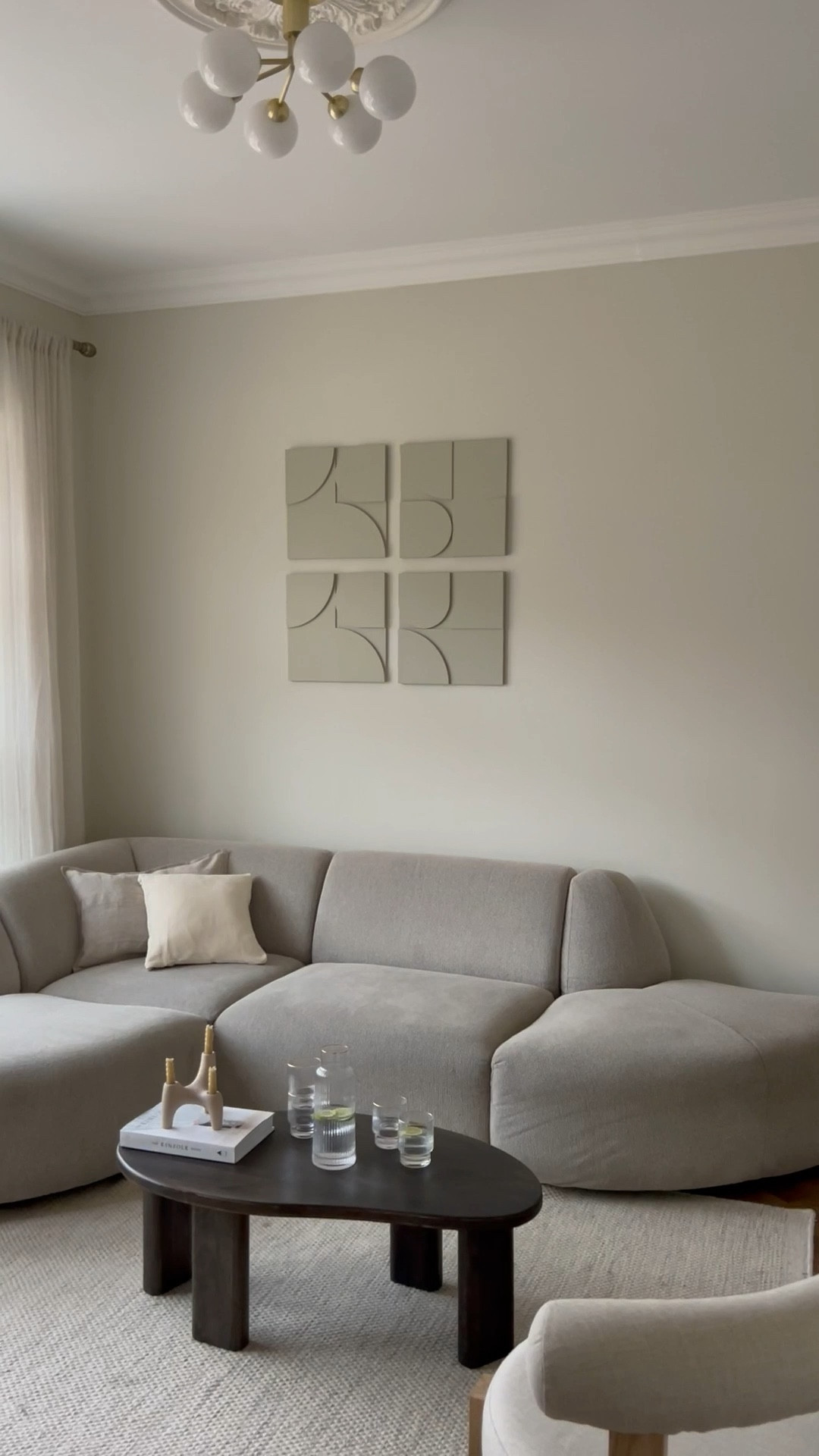 Another look at my favorite pieces from the new @westwingcollection. This beige piece of art really fits our living room. I love the sculptural shapes! With my code ‘AFF-MARLIEN15’ you will get 15% off Westwing Collection products for new and existing customers with no minimum order value. You can’t combine with other coupons. Valid until December 15th. Apply on www.westwing.nl (Westwing Shop) only. Not valid on Westwing Club Sales.

 #westwing #westwingcollection

Neutral home, neutral living, home decoration, beige artwork, piece of wall art, asymmetric lamp, curved sofa, light grey couch, wooden coffee table, ribbed glasses, carafe, ceramic candles, ceramic vases, woolen rug, Scandinavian style, nordic living, ceiling lamp, oval mirror, home inspiration, home ideas, japandi interior, sculpture art.

#LTKfamily #LTKeurope #LTKhome