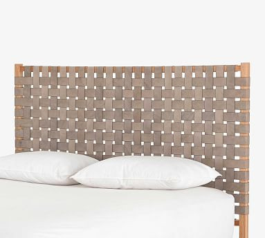 Bardill Woven Leather Headboard | Pottery Barn (US)
