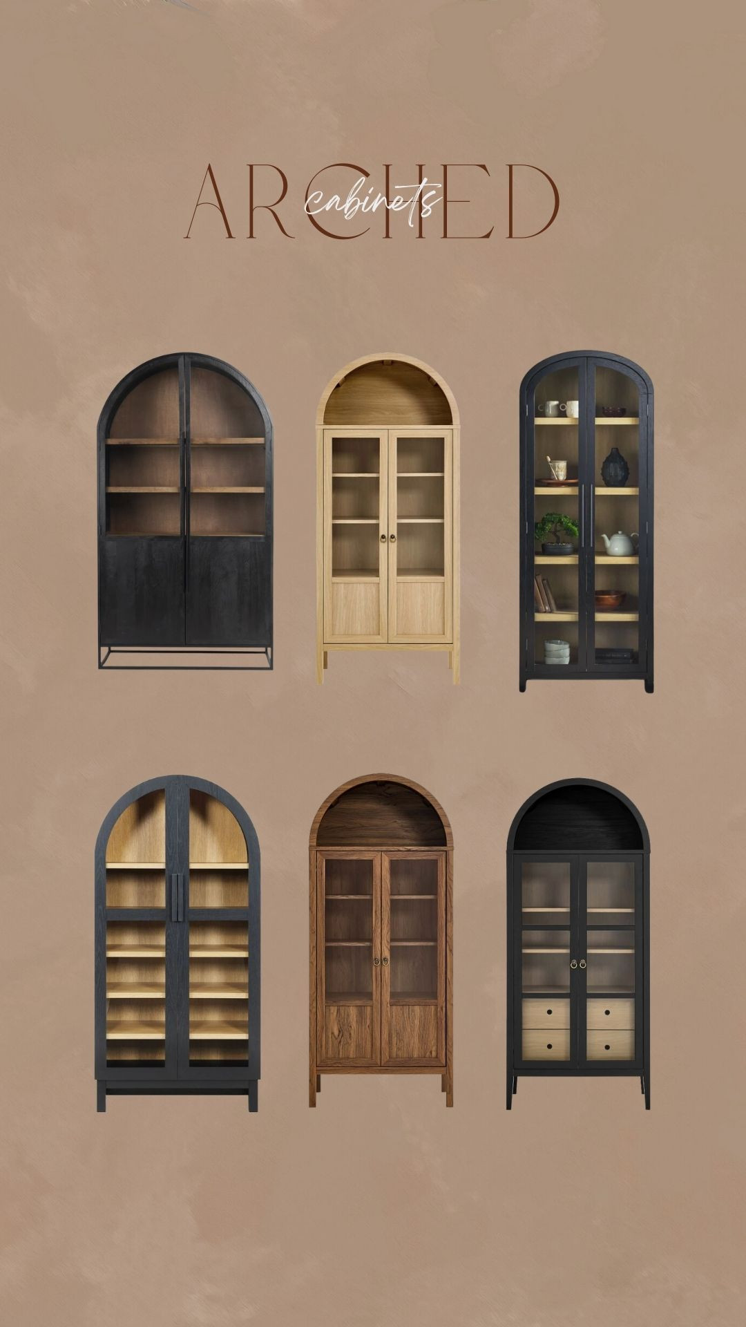 Arched cabinets. Shop the style !! 

 #LTKHome